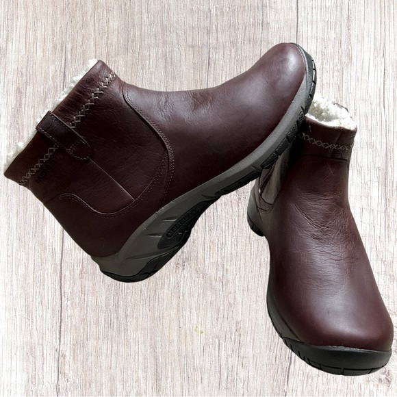 Merrell Womens Size 10 Encore 4 Waterproof Bluff Zip Polar Sable Winter Boots - Picture 4 of 12